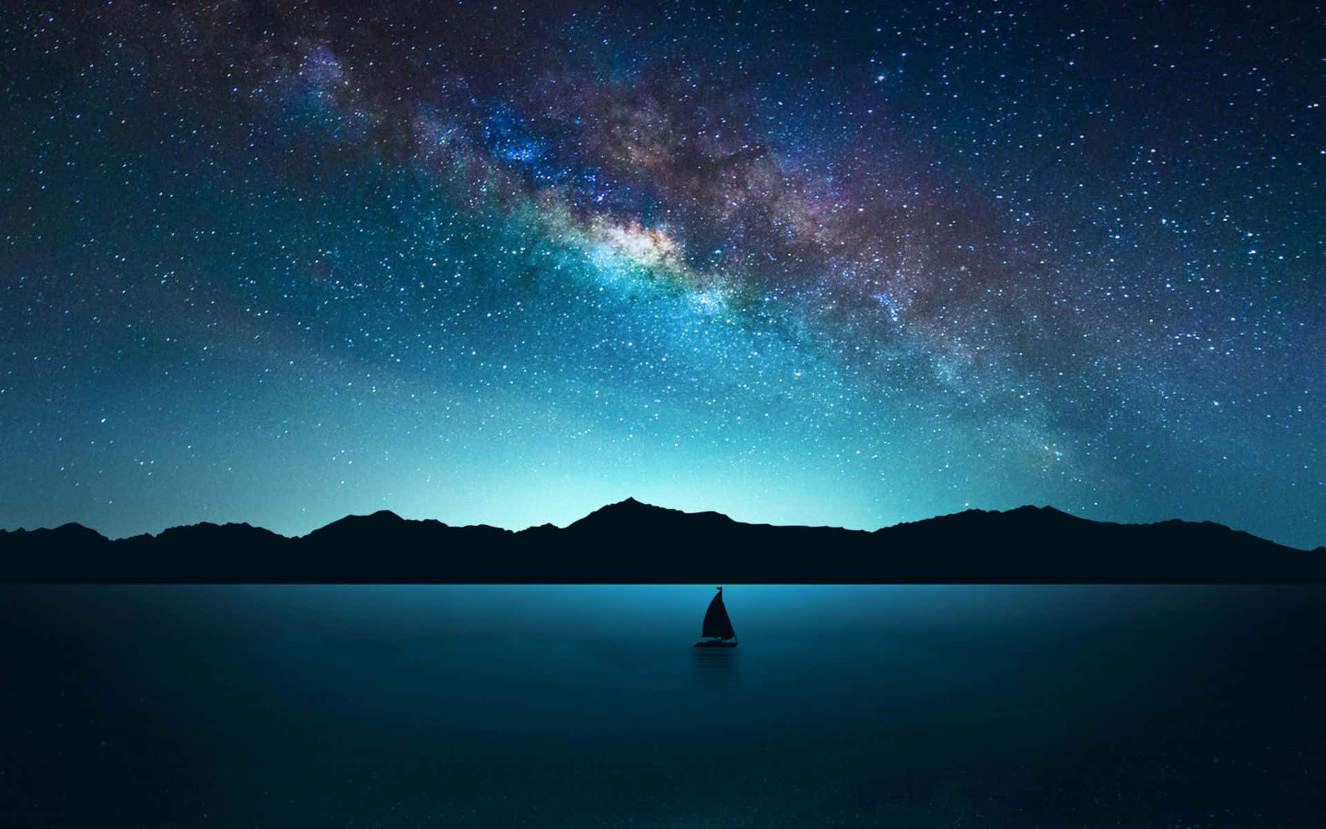 高解析度星空夜景 壁紙
