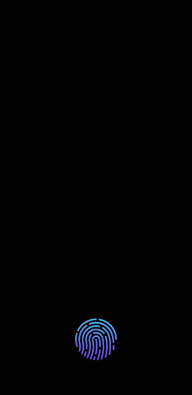 黑色指紋手機 — 黑色美学 壁紙