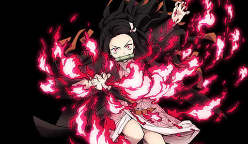 鬼滅之刃 火焰惡魔 壁紙