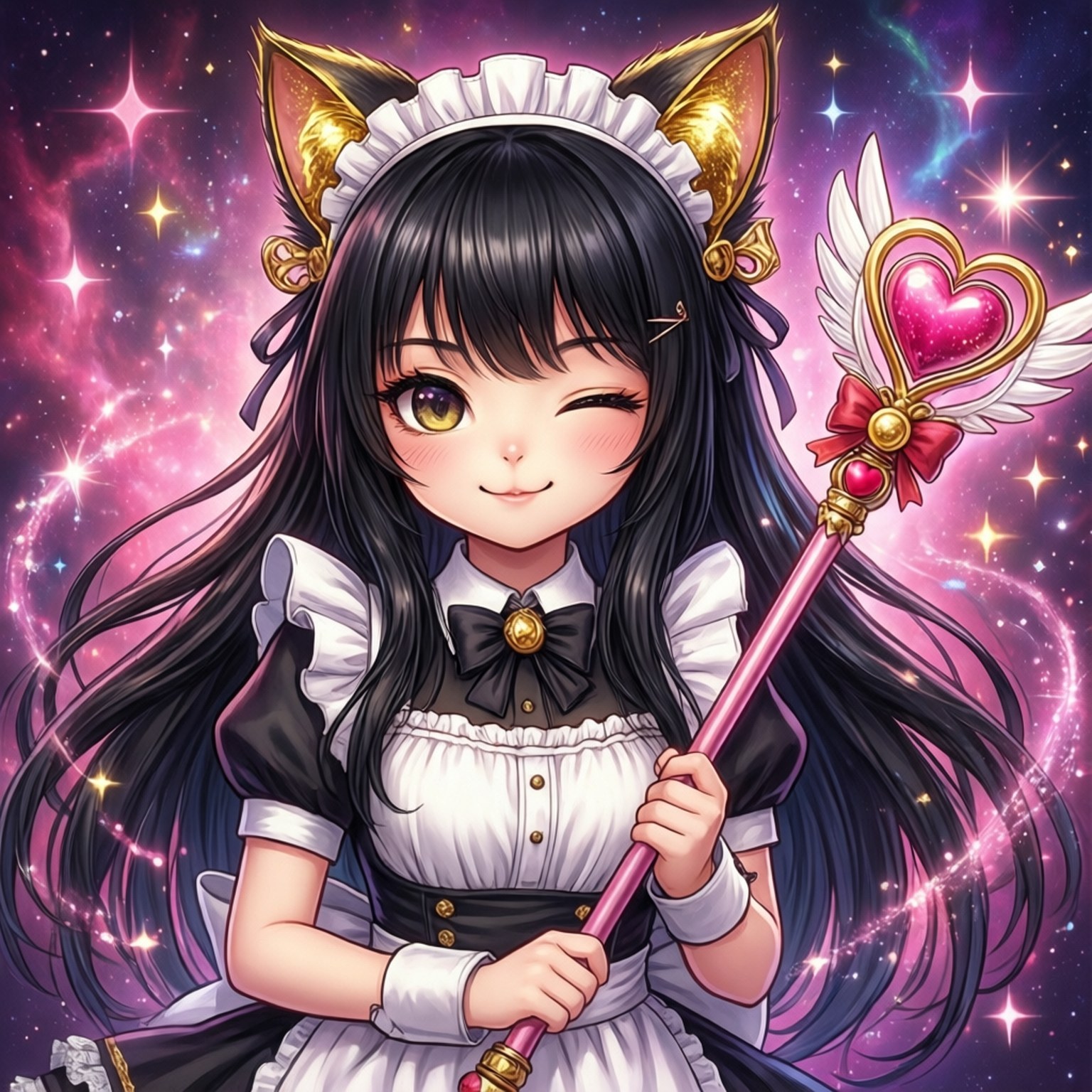魔法女僕貓娘 壁紙