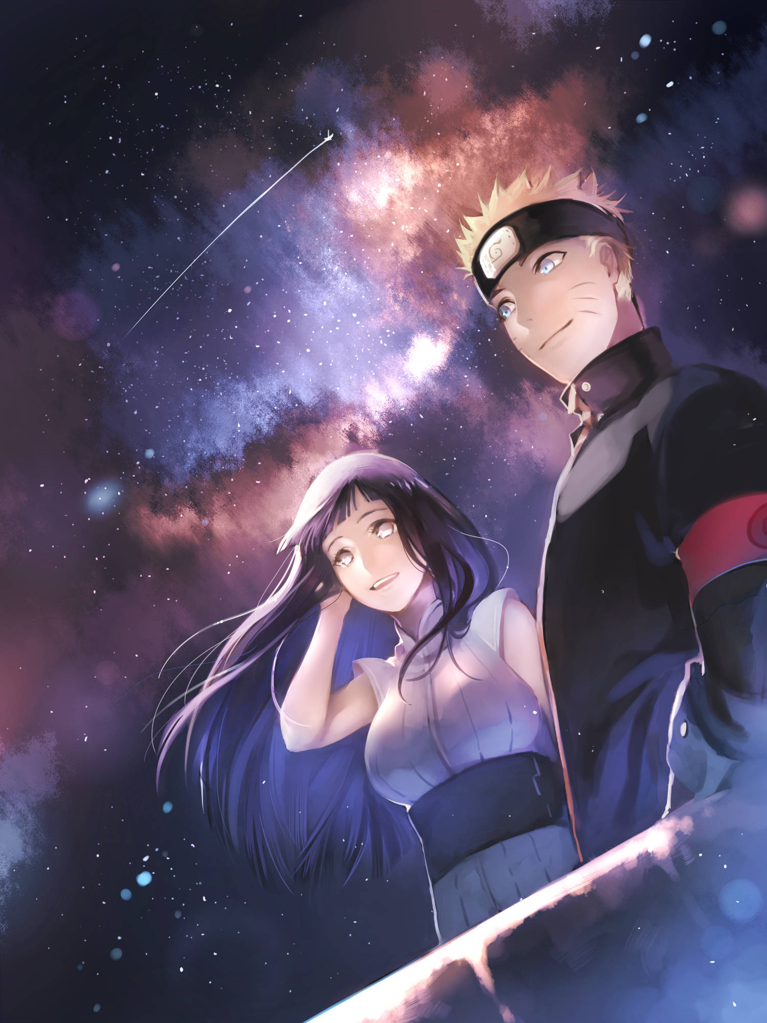 鳴人與雛田流星 壁紙