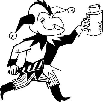 黑暗中的小丑肖像 壁紙