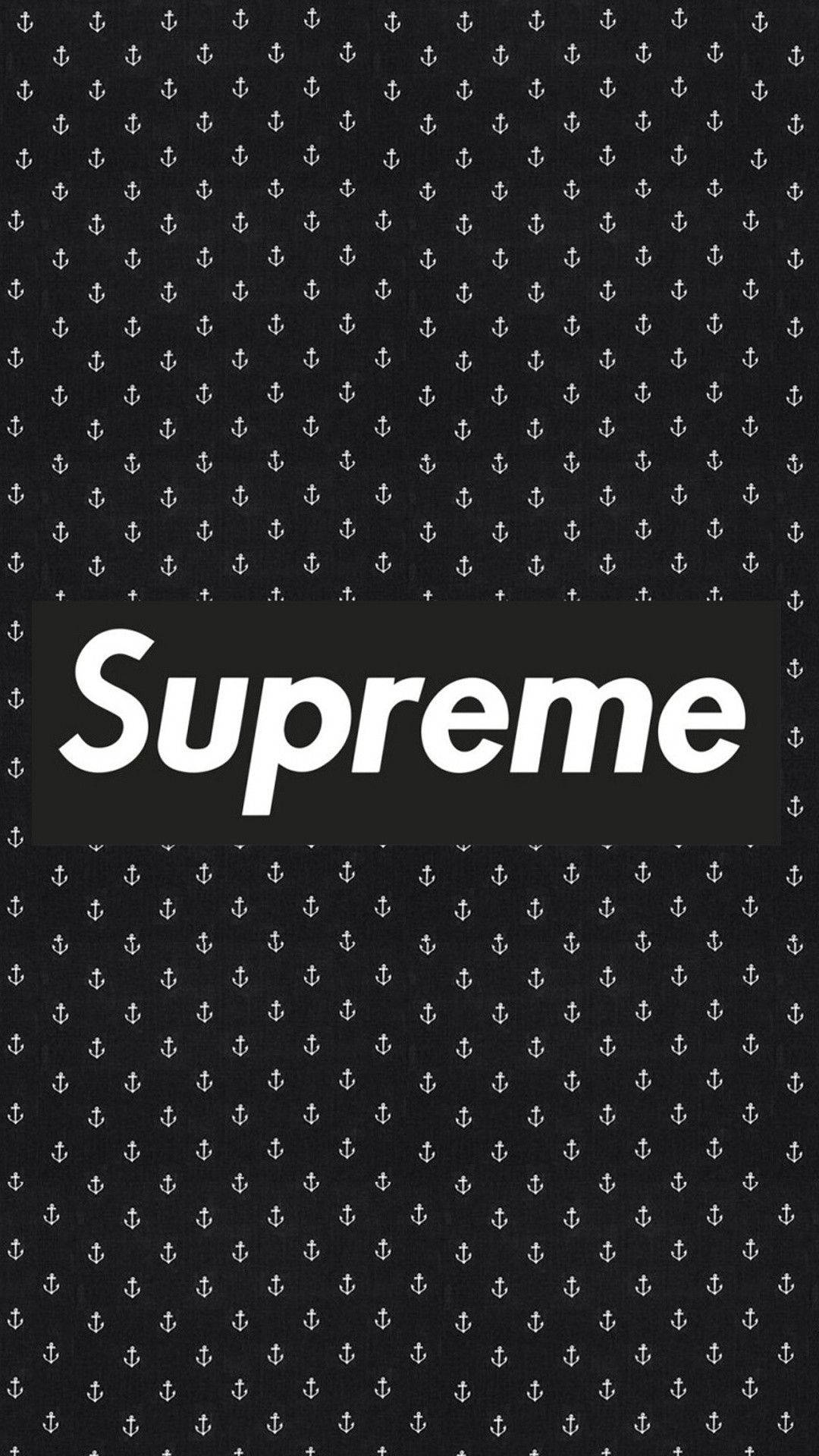 黑白Supreme品牌 壁紙