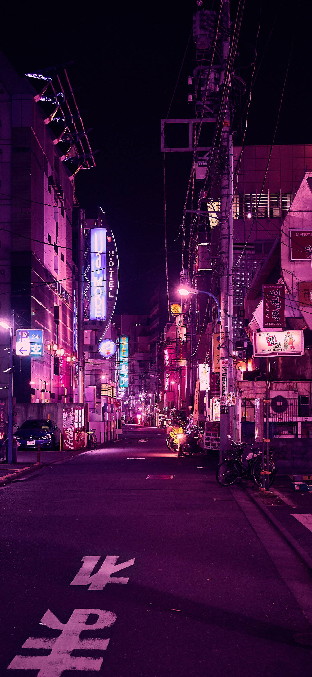 黑紫美學東京街頭 壁紙