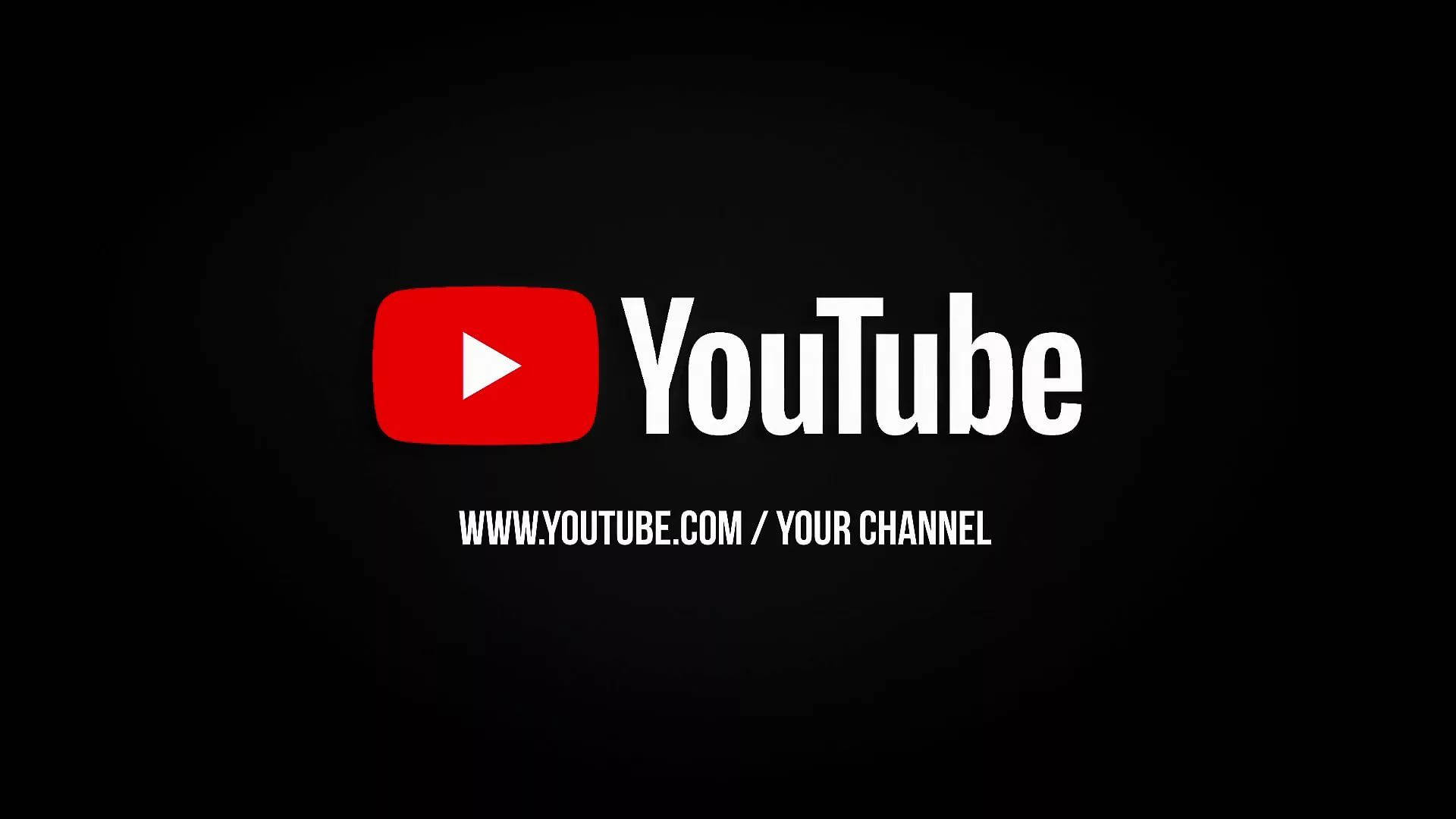 黑色YouTube你的頻道 壁紙