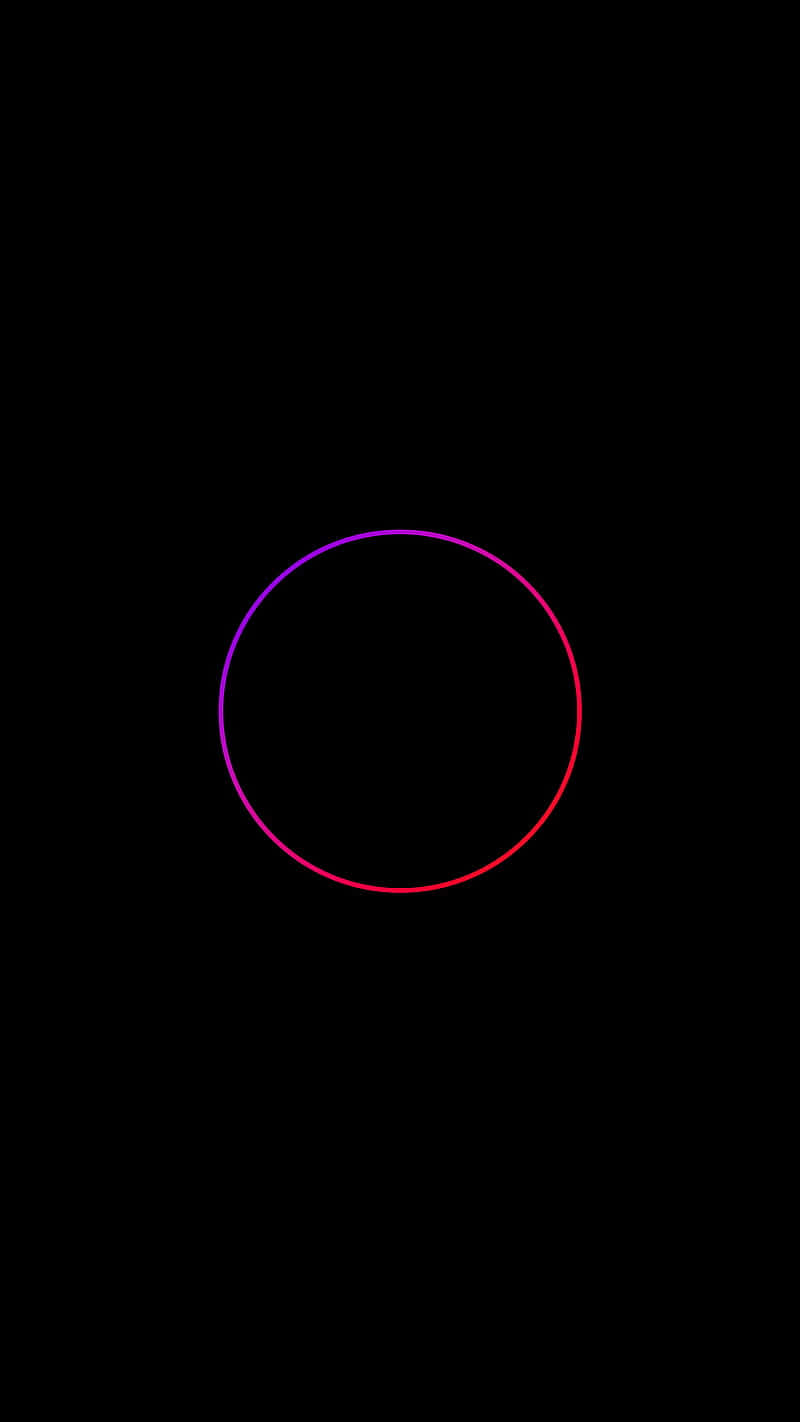 黑色圆形 Pixel 3xl OLED 背景 壁紙