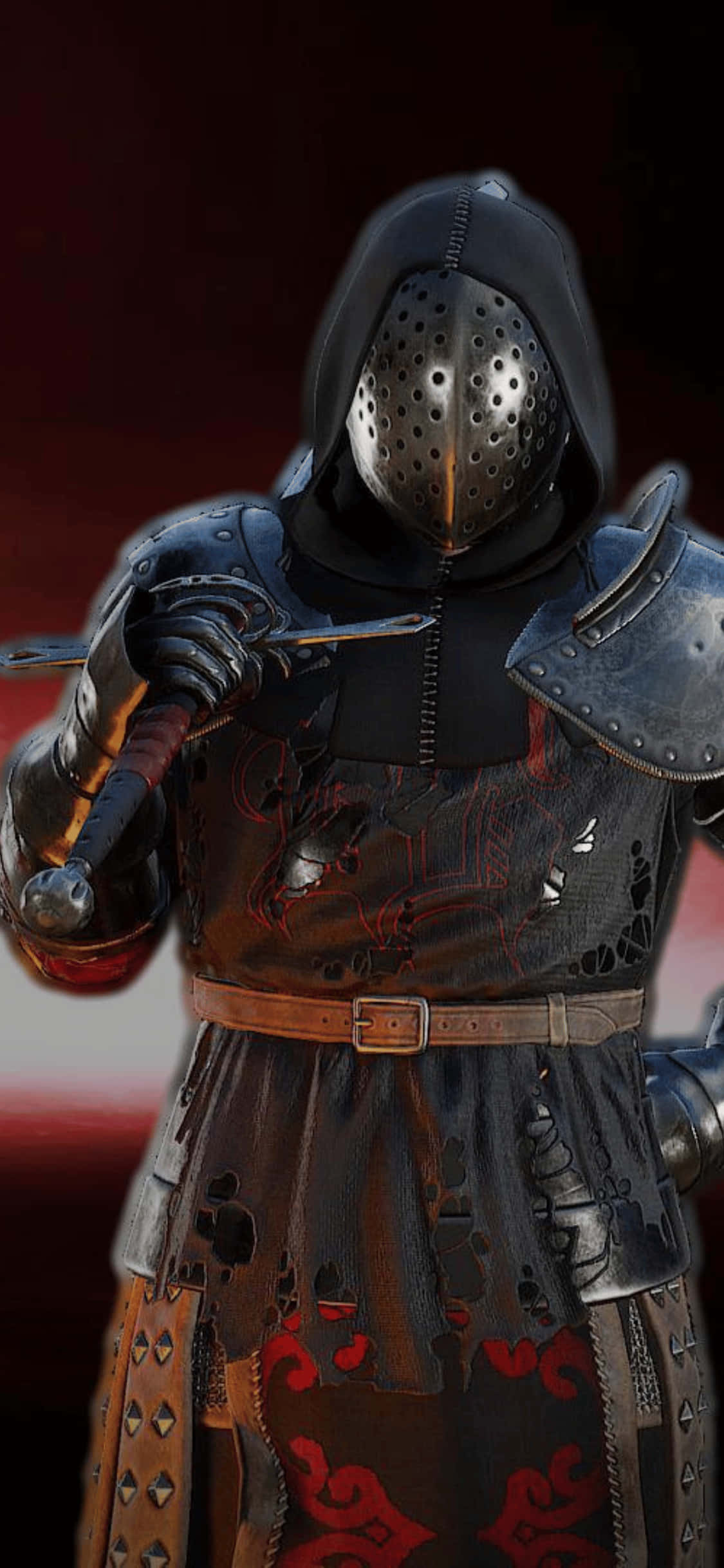 黑色戰士 iPhone Xs Mordhau 背景 壁紙