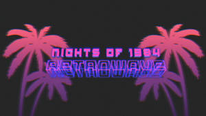 1984紫色美學Tumblr筆電桌布 — 美學筆電動態 壁紙