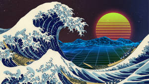 3840x2160 螢幕復古巨浪