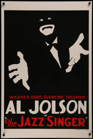 Al Jolson《The Jazzy Singer》诡异封面 — 小米平板9 Pro Max 壁紙