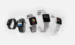 Apple Watch 黑色與灰色桌布 — Apple Watch 壁紙