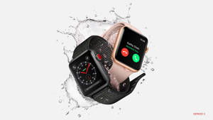 Apple Watches 水花飛濺桌布 — Apple Watch 壁紙