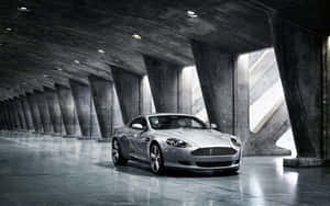 Aston Martin DB9穿梭風景城市景觀 — Steam Deck OLED 壁紙