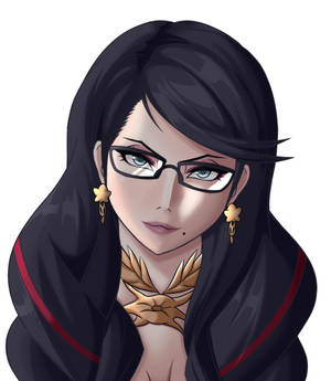 Bayonetta 猙獰表情桌布 — Tecno Phantom V Fold2 壁紙