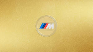 BMW M 標誌金色 — 宝马 壁紙