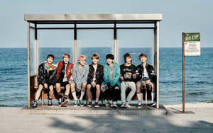 BTS 團體合照 YNWA 桌布 — BTS 團體照片 GIF 壁紙