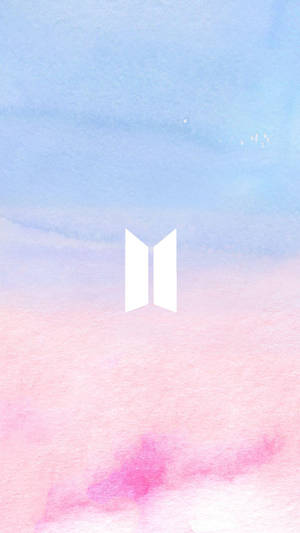 BTS 柔和色調標誌桌布