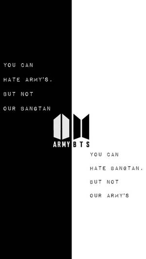 BTS黑白標誌桌布 — BTS 標誌 GIF 壁紙