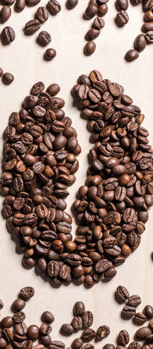 Coffee Beans Mosaic Art — Pixel 9a 壁紙