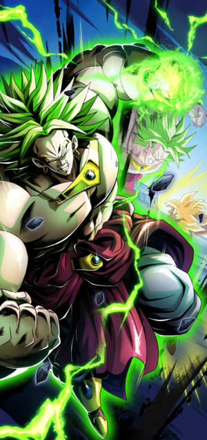 DBZ Broly SSJ 全功率桌布。 — iPhone Air 壁紙