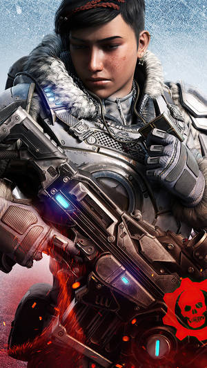 Diaz 與 Logo Gears 5 手機 — 酷炫手机 壁紙