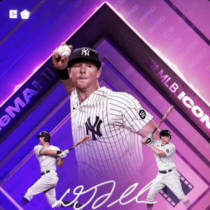 DJ LeMahieu 紫色海报 — 1:1 壁紙