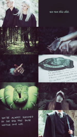 Draco Malfoy 情侶美學 — 斯莱特林美學 壁紙