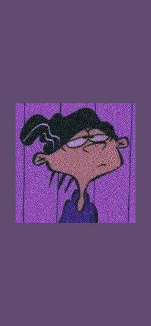 Ed Edd n Eddy 紫色美學桌布 — iPhone 16 Pro Max 壁紙