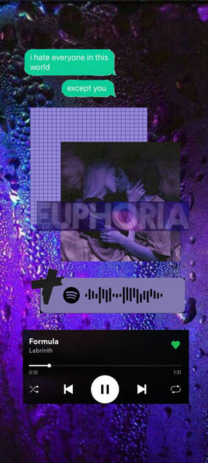 Euphoria 在 Spotify 上桌布 — iPhone 16 Pro Max 壁紙