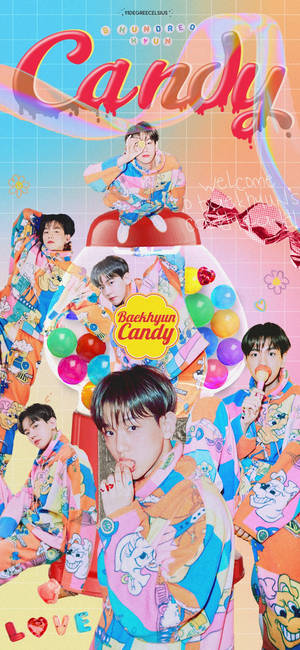 EXO Baekhyun Candy 桌布