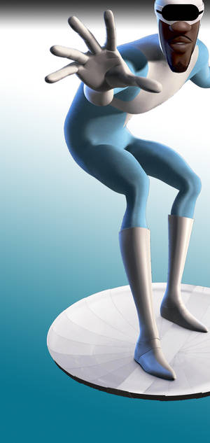 Frozone 蓝色渐变壁纸 — iPhone 15 Pro Max 壁紙