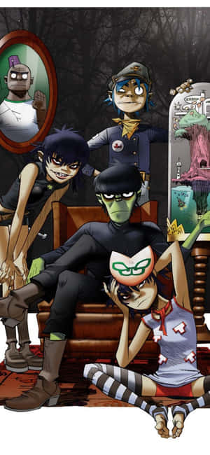 Gorillaz iPhone[桌布] — Oppo A6c 壁紙