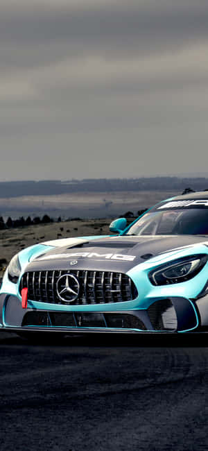 iPhone Xs Mercedes AMG 背景 — Galaxy M06 壁紙