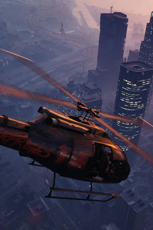 GTA iPhone 巴扎德直升機 — 俠盜獵車手 壁紙