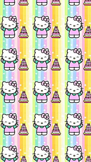 Hello Kitty 可愛粉彩風格