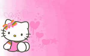 Hello Kitty 背景 — 粉紅美學 GIF 壁紙