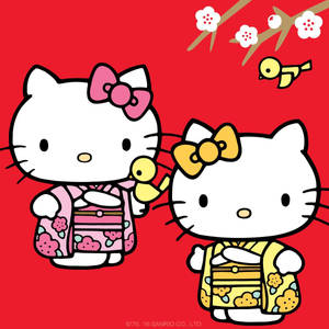 Hello Kitty 萬聖節和服桌布 — Hello Kitty 萬聖節 壁紙