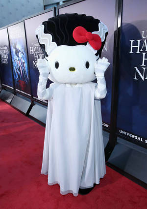 Hello Kitty 萬聖節幽靈桌布 — Hello Kitty 萬聖節 壁紙