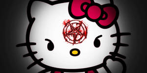 Hello Kitty 萬聖節血印桌布 — Hello Kitty 萬聖節 壁紙