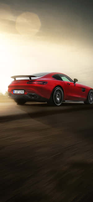 iPhone X AMG GT-R 背景 — Honor 500 壁紙