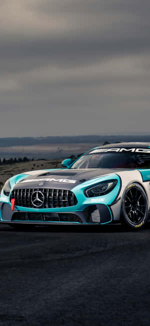 iPhone X AMG GT-R 背景 — Honor 500 壁紙