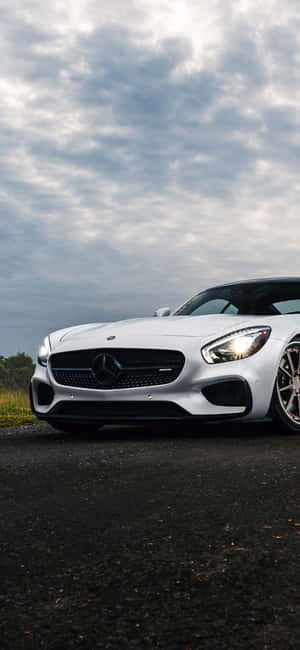 iPhone X AMG GT-R背景 — 荣耀Play 80 壁紙