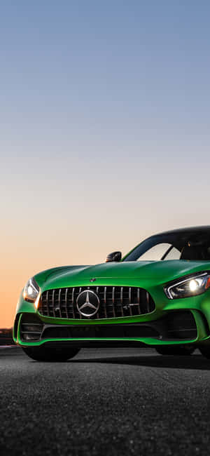 iPhone X AMG GT-R背景 — Honor 500 Pro 壁紙