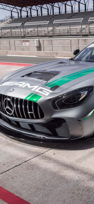 iPhone X AMG GT-R背景 — Honor 500 Pro 壁紙