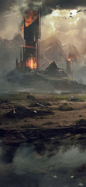 iPhone X《Shadow of Mordor》背景 — Galaxy A35 壁紙