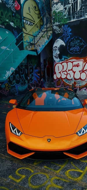 iPhone XS Max Lamborghini 背景 — Tecno Pova 8 Pro 壁紙