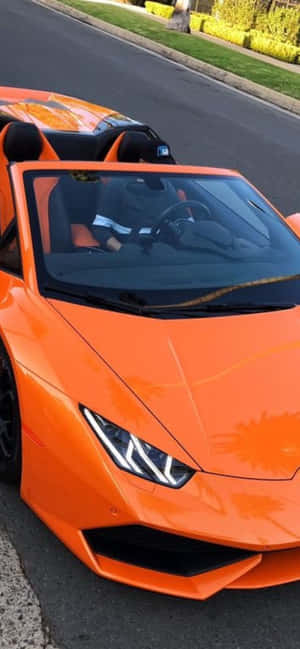 iPhone Xs Max Lamborghini背景 — Honor 500 Pro 壁紙