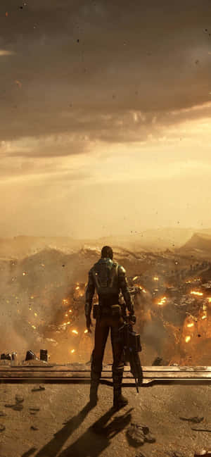iPhone Xs Max Gears of War 5 背景 — Tecno Camon 50 壁紙