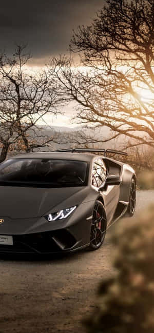 iPhone XS Max Lamborghini 背景 — Tecno Pova 8 Pro 壁紙