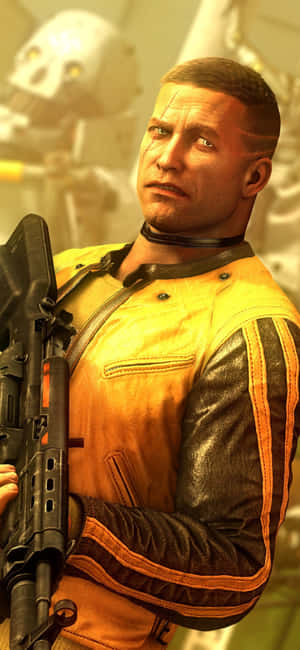 iPhone Xs Wolfenstein II 背景 — Realme 15 壁紙